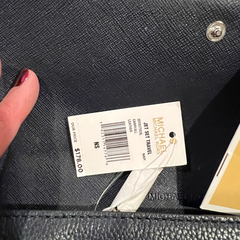 Navy Blue Michael Kors Purse & matching wallet
